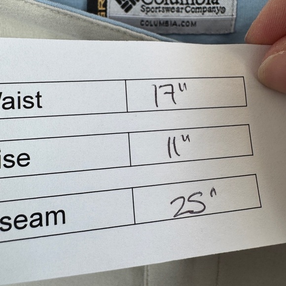 Columbia Hiking Cropped Pants Beige - Picture 11 of 11